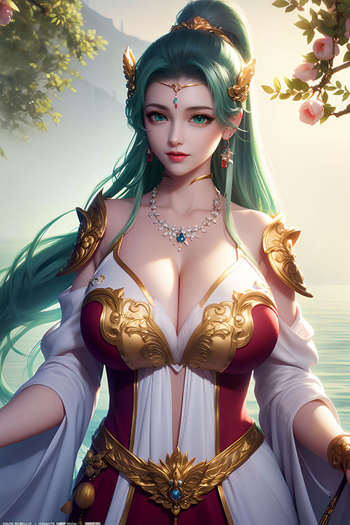 八重神子雷神巨型欧派图片：性感与力量的完美结合