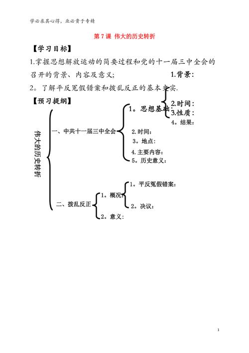 伟大的转折主要内容