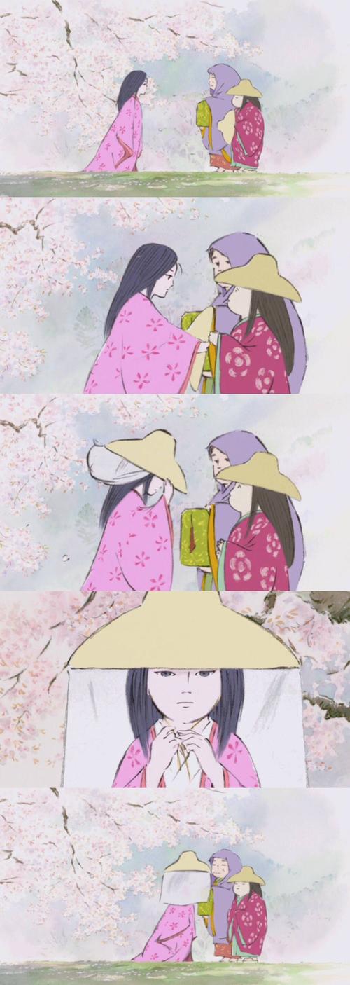 想问一下,《辉夜姬物语》和《萤火之森》里有体现物哀之美吗?