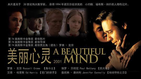 美丽心灵这部电影主要是讲什么？
