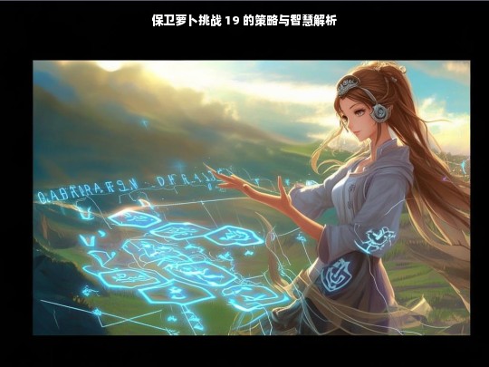 保卫萝卜挑战 19 的策略与智慧解析