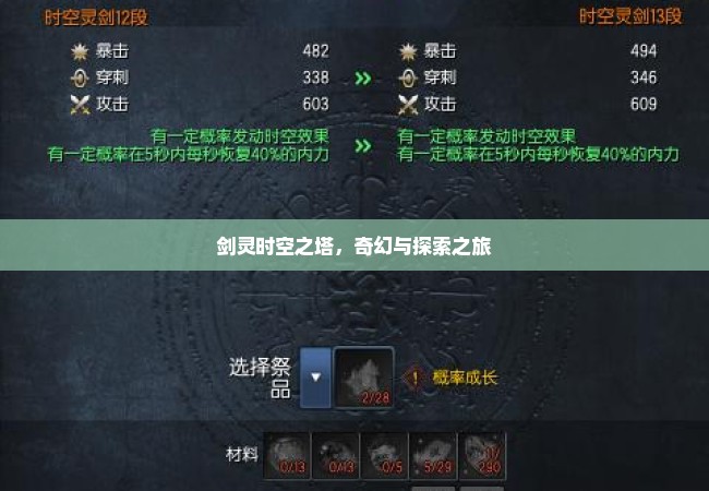 剑灵时空之塔，奇幻与探索之旅