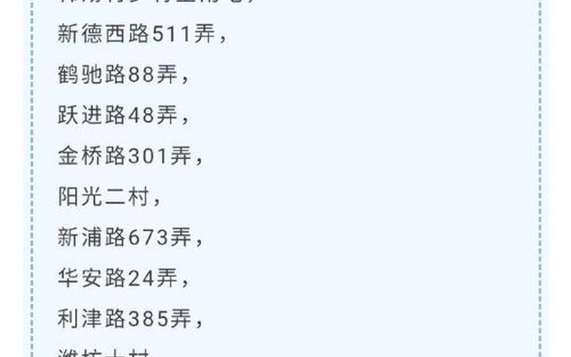 上海张家界疫情，11月13日上海新增病例居住地一览