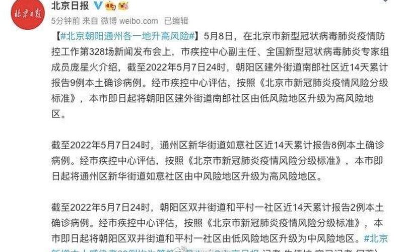 5月6日起北京一地升为高风险地区!APP，北京4月21日新增1例本土确诊病例APP (2)