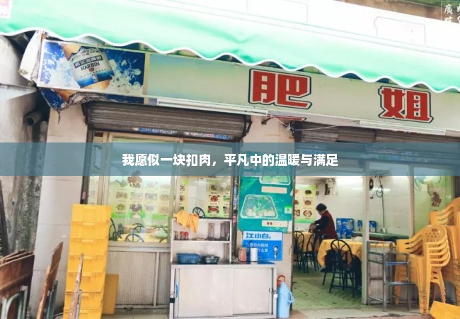 我愿似一块扣肉，平凡中的温暖与满足