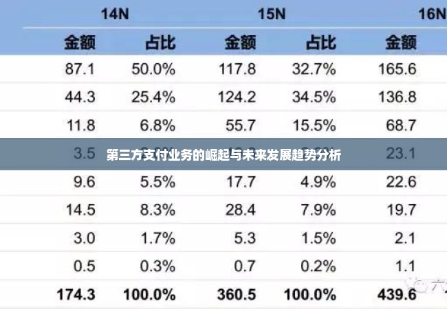 第三方支付业务的崛起与未来发展趋势分析