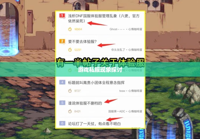 游戏私服现象探讨