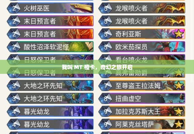我叫 MT 橙卡，奇幻之旅开启
