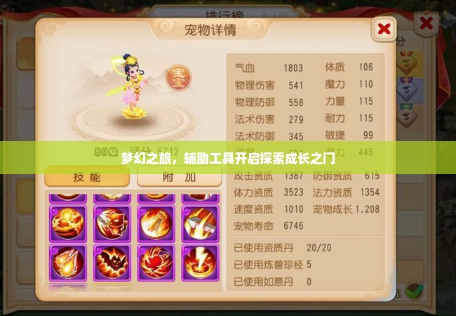 梦幻之旅，辅助工具开启探索成长之门