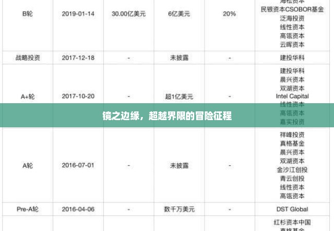 镜之边缘，超越界限的冒险征程